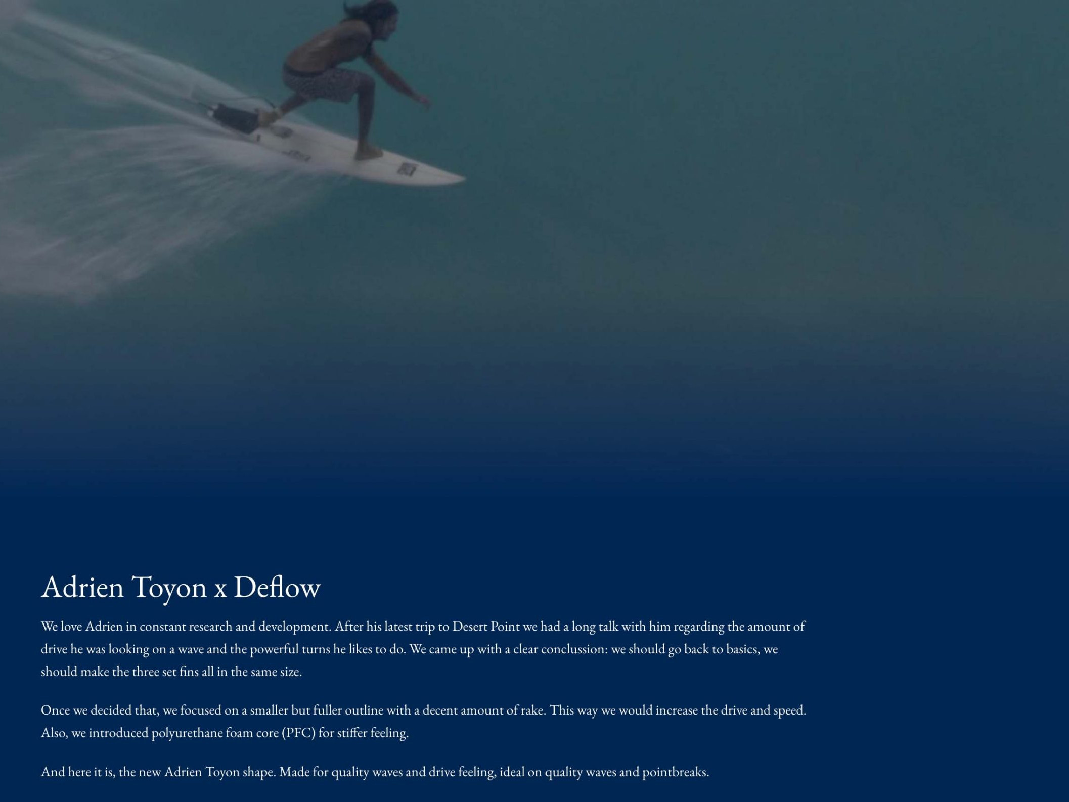 Deflow Surf Web
